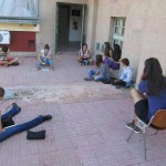 Rebecca Davis talking with participants thumb